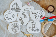 Lade das Bild in den Galerie-Viewer, Bedruckte Stickfolie Stick & Stitch Aufkleber