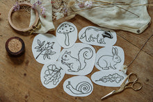 Lade das Bild in den Galerie-Viewer, Stick & Stitch Aufkleber Waldtiere 2