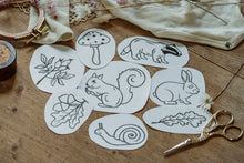 Lade das Bild in den Galerie-Viewer, Stick & Stitch Aufkleber Waldtiere 2