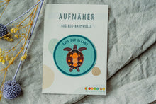 Lade das Bild in den Galerie-Viewer, Tellme Berlin Bio baumwoll Knieflicken Schildkröte
