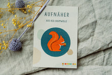 Lade das Bild in den Galerie-Viewer, Tellme Berlin Bio baumwoll Knieflicken Eichhörnchen