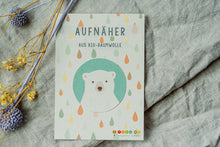 Lade das Bild in den Galerie-Viewer, Tellme Berlin Bio baumwoll Knieflicken Eisbär