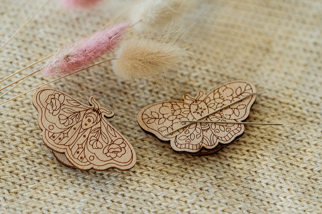 Needle Minder Schmetterling Holz