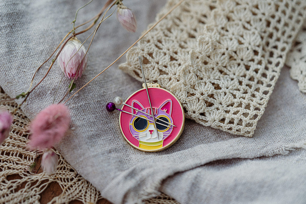 Needle Minder Katze Nadelmagnet von Bohin