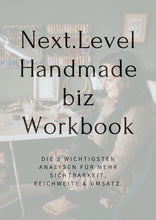 Lade das Bild in den Galerie-Viewer, Next Level Kundenanalyse – Workbook für mehr Umsatz, Sichtbarkeit &amp; Wunschkund:innen im Handmade-Business

