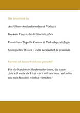 Lade das Bild in den Galerie-Viewer, Next Level Kundenanalyse – Workbook für mehr Umsatz, Sichtbarkeit &amp; Wunschkund:innen im Handmade-Business
