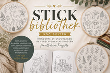 Lade das Bild in den Galerie-Viewer, Stickbibliothek
