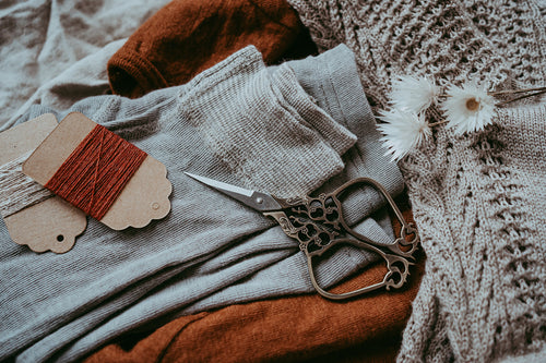 Stickschere Floral